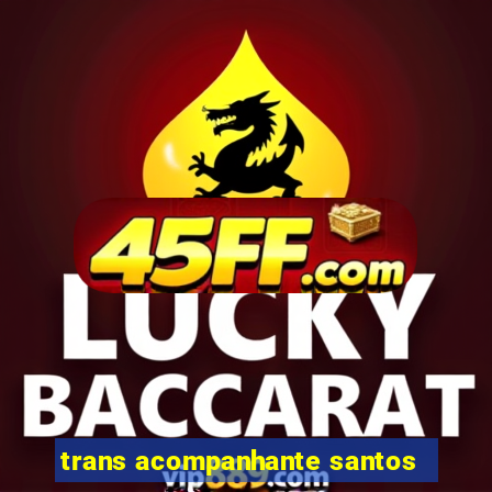 trans acompanhante santos